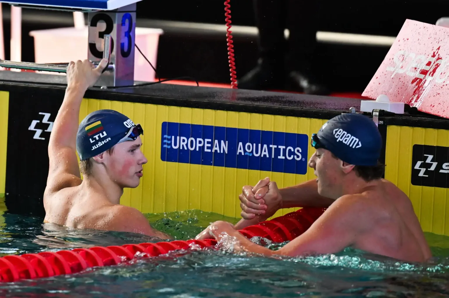 Tajus Juška Europos jaunimo plaukimo čempionate 2026